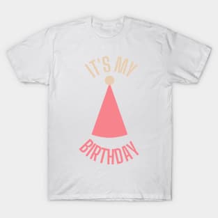 its my birthday T-Shirt